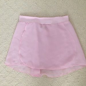 Mirella Mockwrap Elastic Waist Ballet Skirt Size S